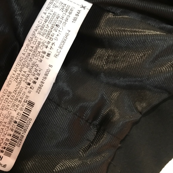 Zara Cropped Black w/Silver Hardware Jacket - Picture 12 of 12